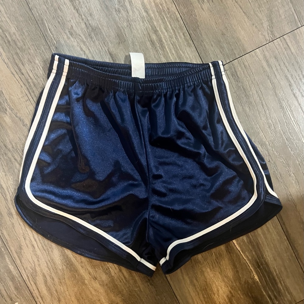Blue athletic shorts